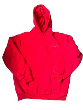 Confrt Minimalist Hoodie in Crimson